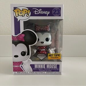 Disney funko pop glitter Minnie Mouse hot topic
